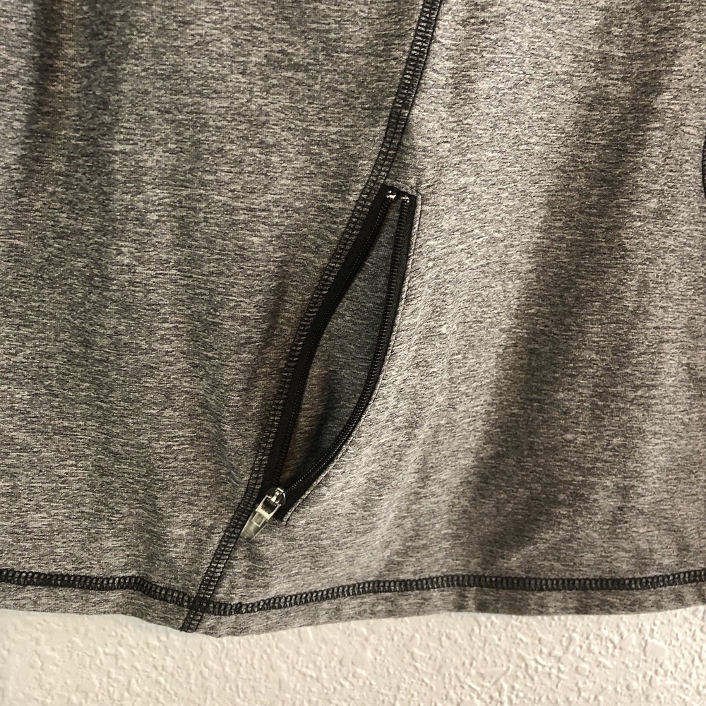 Champion Womens Shirt XXL Gray 1/4 Zip Pullover Long Sleeve Athletic Top - Picture 9 of 10